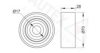 AUTEX 651990 Deflection/Guide Pulley, v-ribbed belt